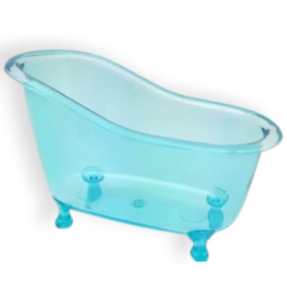 🦄 Aqua Blue Decorative Mini Bathtub - Picture 1 of 7